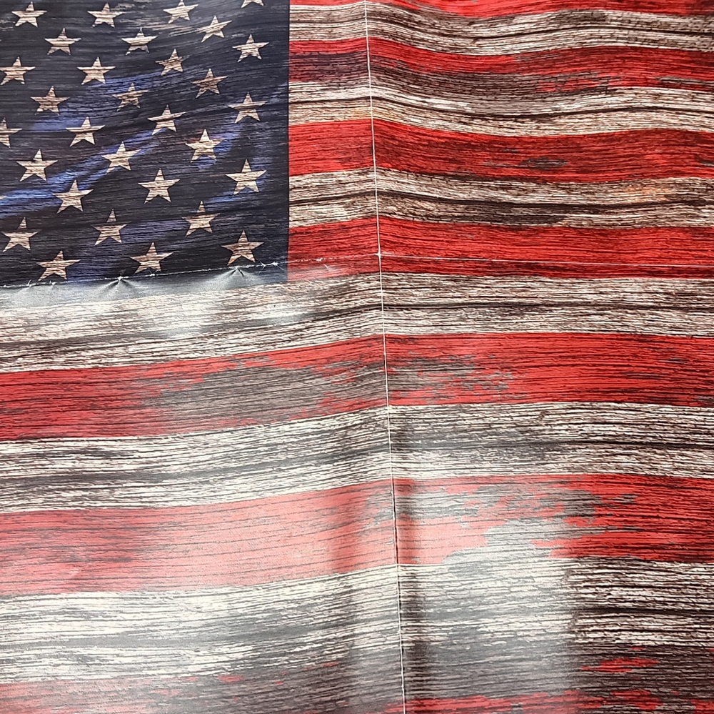 The United States Rustic Flag Puzzle by Lantern Press (New)